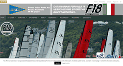 Desktop Screenshot of formula18.it